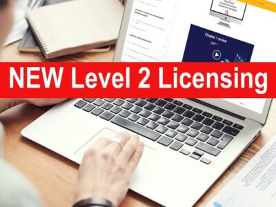 NEW Level 2 Licensing Course Online!   Matches new AIC exam!