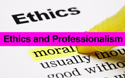 Ethics and Professionalism:  Codes of Conduct & Insurance Act
