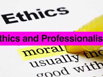Ethics and Professionalism:  Codes of Conduct & Insurance Act
